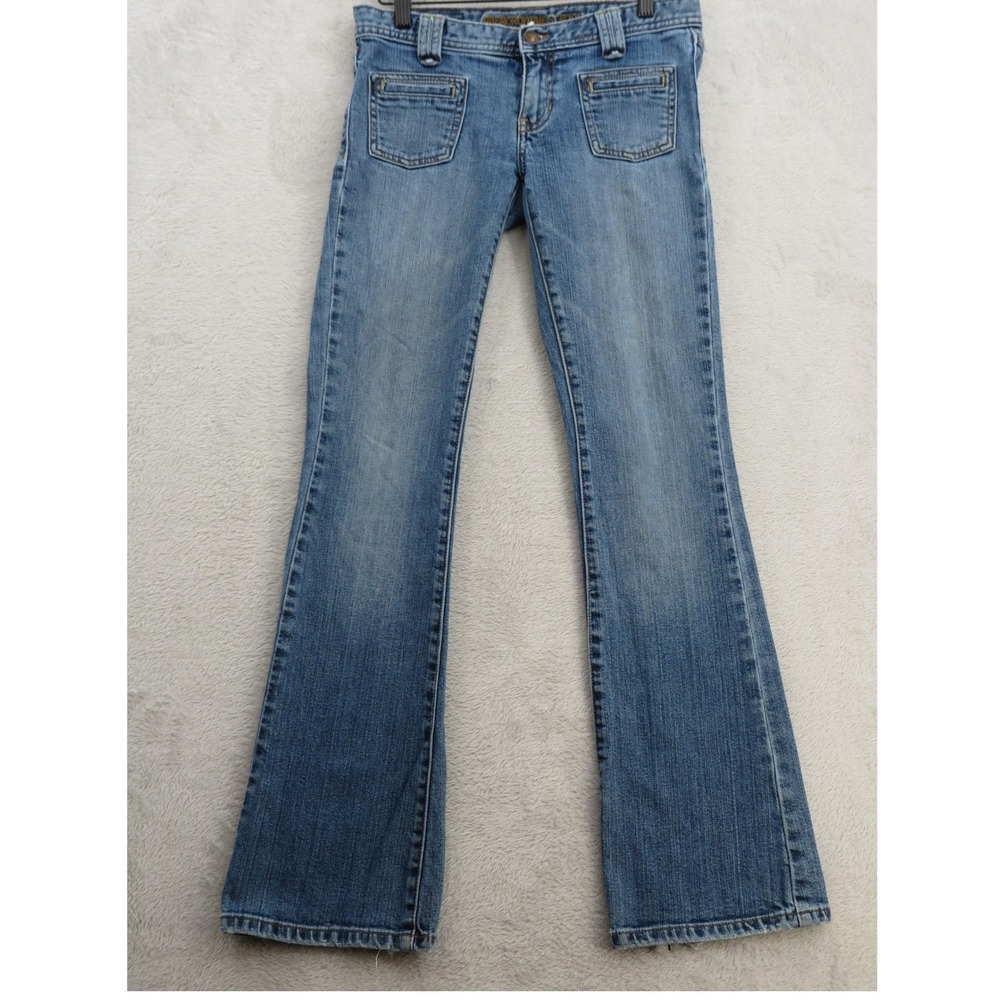 Abercrombie Fitch Vintage 92 Jeans Womens 0 Low Rise Flare Bootcut Y2K Stretch